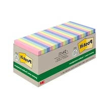 Geri Dönüşüm Notes, 3 X 3, Sunwashed Pier, 24 75-sheet Ped/paket