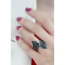 Swarovski Taşlı 925 Ayar Gümüş Ayarlanabilir Yüzük (516766154)