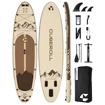 Cuberoll Pathfinder Brown 351x89x15 Cm Şişme Stand Up Paddle Board Sup Seti 225 Kg