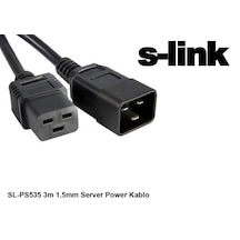 S-Link Sl-Ps535 3M 1.5Mm Server Power Kablo