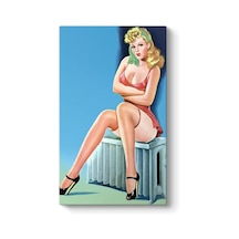 Pin Up Girl Decor Tablosu 80 X 140