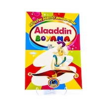 Alaaddin Boyama Kitabı 128 Sayfa. Renkli Örnekli. 19X27Cm Büyük B