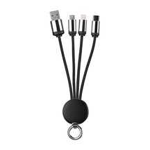 S Link Sl Cp110 20cm 2a Microusb Lightning Typec 3 İn 1 Led Logolu Şarj Kablosu