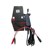 Ncpline 12 Volt Akü Ve 3 Amper Şarj Adaptörü Otomatik Kesicili Özellik 12 Volt 7 Amper Akü Birlikte Set