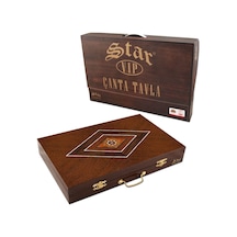 Star Vıp Çanta Tavla Takımı