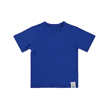 Civil Boys Basic Surf Etiketli 2-5 Yaş Tişört - Mavi Saks Mavisi