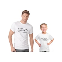 Baba Oğul Kız Ctrl+C Ctrl+V Kombini Tişört Giyim (544653666)