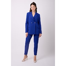 Violevin Er-cool Kadın İkili Ceketli Takım 1000-38-saks Mavi