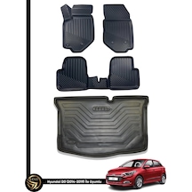 Hyundai İ20 3d Havuzlu Paspas 2014-2019 + Bagaj Havuzu Kauçuk Set Nova