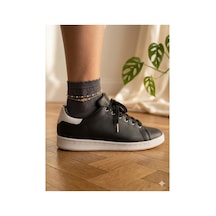 Cool Genç Unisex Yazlık Terletmez Kaydırmaz Koku Yapmaz Hafif Full Ortopedik Günlük Sneaker Ayakkabı Siyah