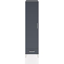 Hyperion Dolap 4 Raflı Tek Çekmeceli Tek Kapaklı 44x44x182 An... Antrasit