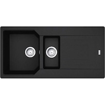 Franke Urban Ubg 651-100 Granit Eviye. 1.5 Hazne. Nero. 100 x 50 CM