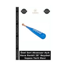 Özel Seri Aksesuar Açık Hava Renkli 28" Beyzbol Sopası Yerli Mavi