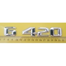 Mercedes Uyumlu Yazı G 420 Krom