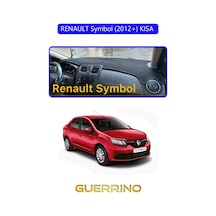 Renault Symbol 2012+ Kısa Torpido Koruma Halısı Mavi Kenar
