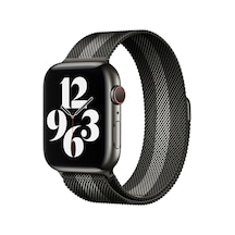 Mey İthalat Watch 38mm Metal Mıknatıslı Kordon - Siyah-beyaz
