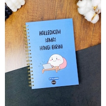 Halledicem Ama Hangi Birini Tasarımlı Konuşan Ajanda Çok Renkli