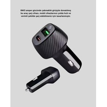 Kablosuz Müzik Ve Hızlı Şarj Seti 2'li Araç Aksesuarı