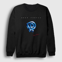 Presmono Unisex Perfect Stranger Deep Purple Sweatshirt Siyah