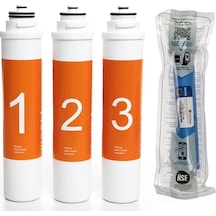 Waterlife Cihazı Uyumlu Tak-Çevir 4'Lü Filtre Seti, Lg Membranlı