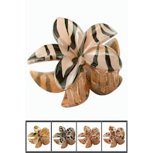 Leopar Desenli Lotus Mandal Toka 8 Cm Diğer