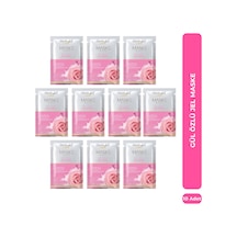Dermokil Aydınlatıcı Gül Özlü Jel Maske 15 Ml X 10 Adet