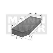 Mann C27045 Hava Filtresi Bmw B48 B58 F20 F30 F21 F22 F23 F32 F33 F34 F36 13718605164