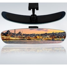 Ova-6 Dik-Eğik Kollu Universal Iç Dikiz Aynası 26X6 Cm
