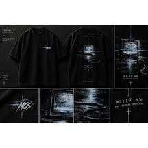 The Mgs Collective Mgs Signal Lost Oversize T-shirt 01-siyah