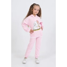 Minigimin Cicileri Miniğimin Cicileri Tavşan Aplike Detaylı Kışlık Takım - Pembe Diğer