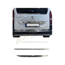 Combo/berlingo/rifter 3'lü Arka Krom Set 2019-2023 Arka Cam Çıtası-bagaj Alt Çıtası-bagaj Çıtası