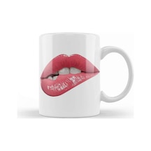 Sexy Lips Dudak Kupa Bardak Porselen Karışık