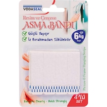 Vodaseal Resim Ve Çerçeve Asma Bandı 6 Kg. - Şeffaf - 4 Adetli Set