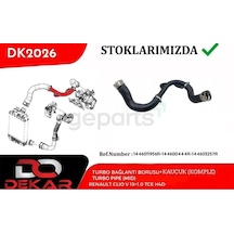 Turbo Bağlantı Borusu Kauçuk Komple Clio 5 2019 1.0 Tce H4d