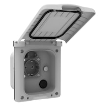 Bemis Karavan Pano Prizli Çakmaklık + Uydu Girişli 16a 220v Ip44 Gri Bkt-0002-3001
