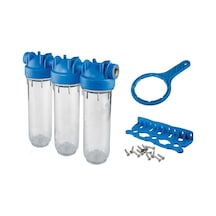 Atlas 10 İnç Dp10 Trio Üçlü Filtre Housingi