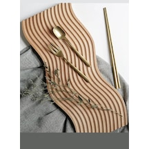 Mien Bambu Dalgalı Sunumluk 39x16x1.5 Cm
