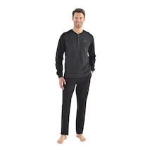 Mod Collection Pamuklu Uzun Kol Kışlık Erkek Pijama Takım Mod Collection Pamuklu Uzun Kol Kışlık Erkek Pijama Takım