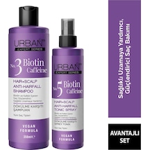 Urban Care Expert Biotin Ve Kafein Dökülme Karşıtı Şampuan Tonik-sağlıklı Uzamaya Yardımcı-vegan Set.urban Dökülen