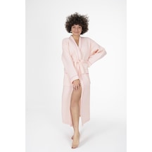 Varol Kaos Serisi Kimono Yaka Pike Bornoz Sabahlık Pudra-l/xl Pudra