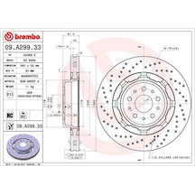 Brembo Ön Fren Diski Dual Cast Maseratı Brembo 09a29933 235318