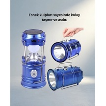 Taşınabilir Usb Şarjlı Kamp Feneri 1 Adet Dayanıklı Açık Ahşap