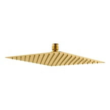 Fause Tepe Duş Başlığı Kare Slim 304 Metal 25 X 25 Cm Altın Ktd102-G Altın