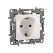 Legrand Salbei Çocuk Korumalı Topraklı Priz Beyaz Çerçevesiz
