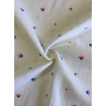 Unisex Beyaz Müslin Örtü 100x120