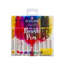 Talens Ecoline Brush Pen 10Lu Set Kaligrafi 9800