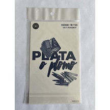 Plata18x11 Cm Yarı Kalıcı Hayalet Geçici Dövme Yapıştırma Dövme