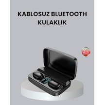 Tws A10s Bluetooth 5.0 Kulaklık Powerbank Şarj Kutulu Mini Tasarım Çok Renkli