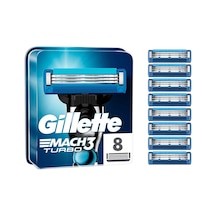 Gillette Mach3 Turbo 8'li Yedek Tıraş Bıçağı 