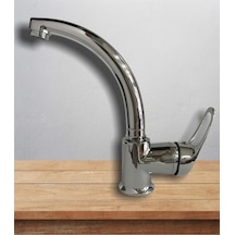 Armilla Sıcak Soğuk Çift Su Girişli Banyo Lavabo Bataryası Kuğu Delta Kaliteli Ağır Gövde Gümüş